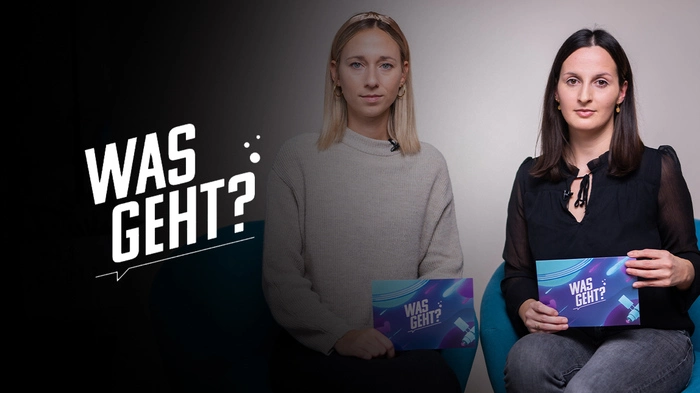 Die Moderatorinnen Hannah Zaunschirm und Claire Herrmann