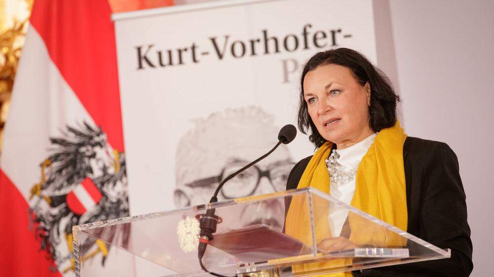 Petra Stuiber erhielt im Vorjahr den Vorhofer-Preis.