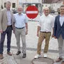 Paul Klingenstein, Fritz Polzhofer, Dietmar Peinsipp und Herbert Spitzer sprachen sich gegen eine Sperre ohne Einbindung der Innenstadt aus