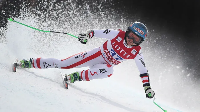 Sabrina Maier bei ihrem bisher letzten Weltcup-Einsatz im März 2017