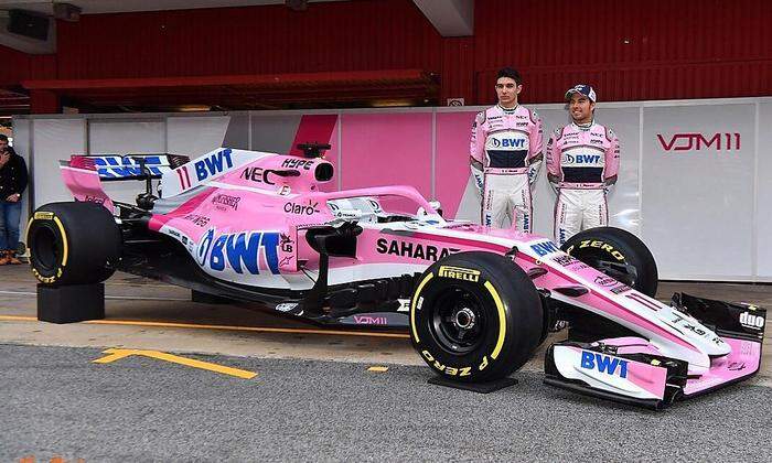 Force India mit Sergio Perez und Esteban Ocon