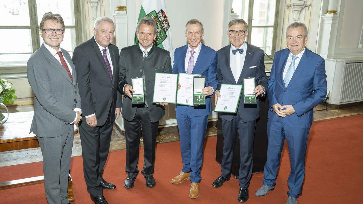 Kammerpräsidenten erhielten Großes Goldenes Ehrenzeichen des Landes Steiermark