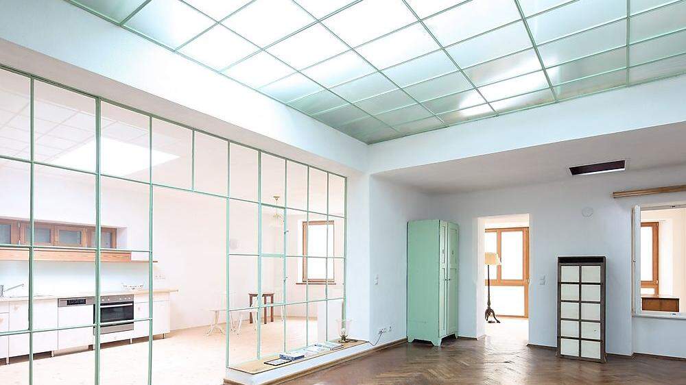 Heute bei freiem Eintritt zu besichtigen: Maria Lassnigs erstes Atelier in der Klostergasse 1 in Klagenfurt