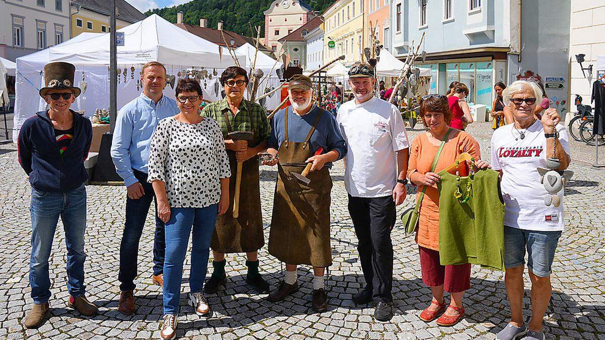 Karl Brandstätter, Markus Schiffer, Heidi Penker, Max Winkler, Markus Pirker, Rudi Nussbaumer, Gerda Kohlmayr und Ernst Kudlicka