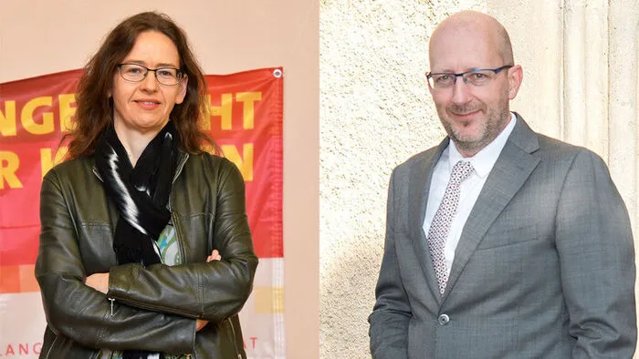 Gelebte Ökumene: Irmtraud Eberle-Härtl von der evangelischen und Emmerich Pesl von der katholischen Kirche