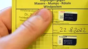 Impfpass mit Stempeln