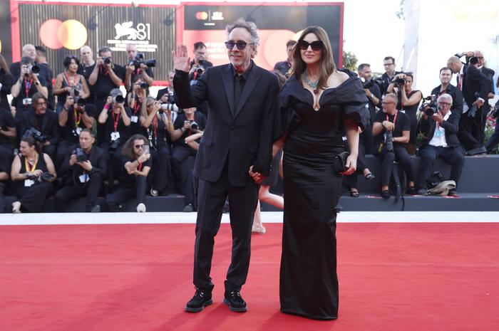 Tim Burton und Monica Bellucci 