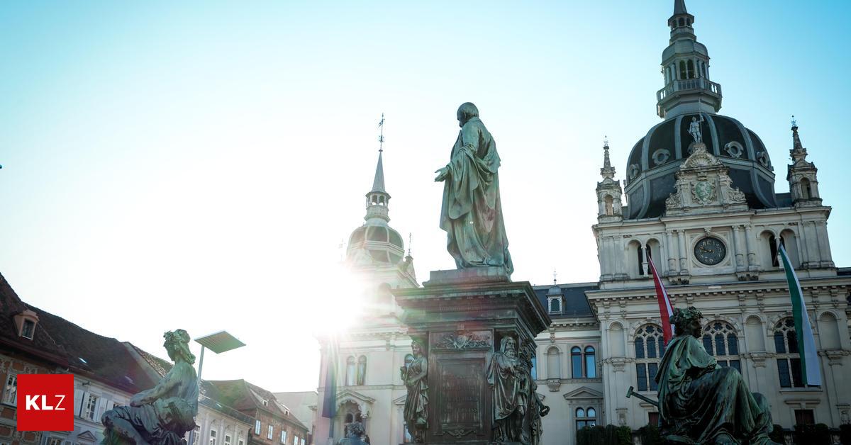 Grazer-Innenstadt-Hauptplatz-wegen-Polizeieinsatz-gro-r-umig-gesperrt