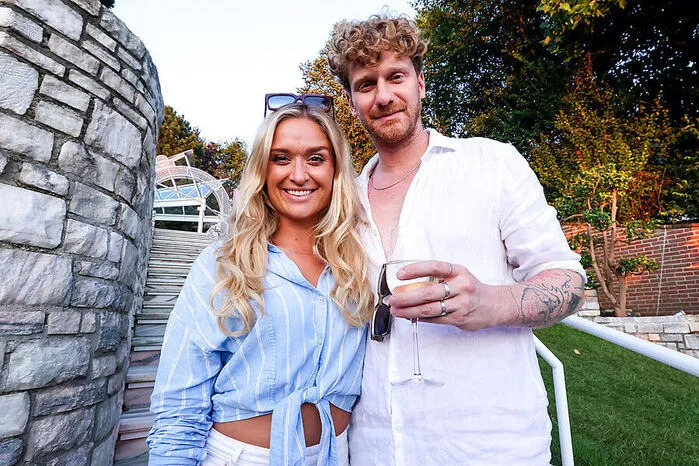 Corinna Kamper und Lucas Fendrich wollten sich das Fest nicht entgehen lassen