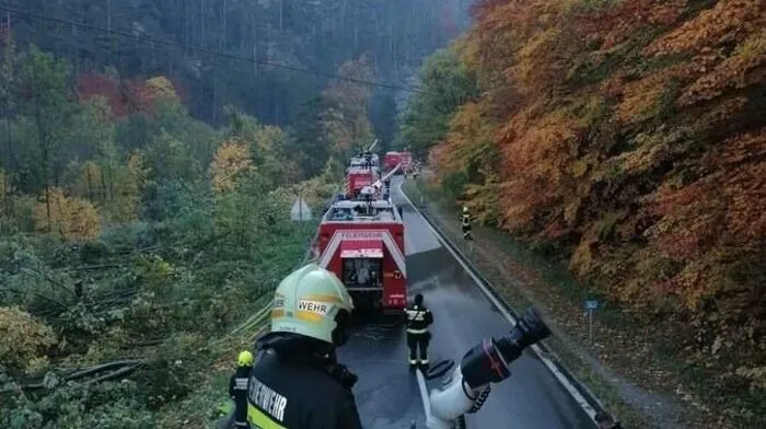 Insgesamt wurden von der Feuerwehr Weiz 300 Mannstunden geleistet.
