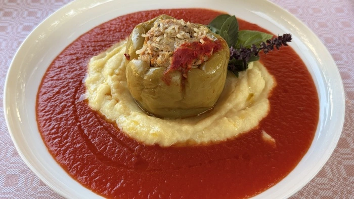 Gefüllte Paprika zum Niederknien.