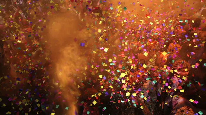 In Indien hat am Mittwoch das traditionelle Holi-Festival begonnen.