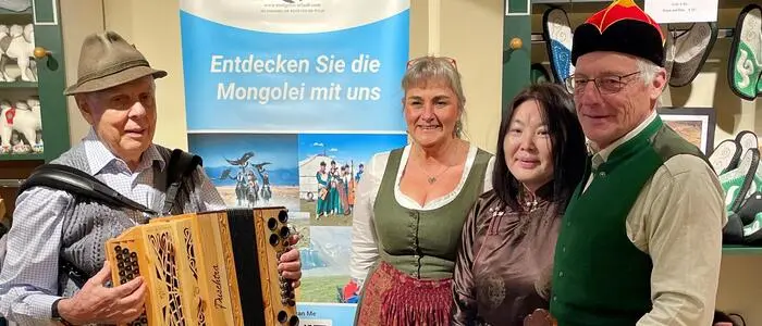 Musik, Kultur und Freundschaft standen beim mongolischen Frühschoppen im Mittelpunkt