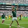 Raul Jimenez brachte mit seinem zweiten Treffer das Aztekenstadion zum Beben