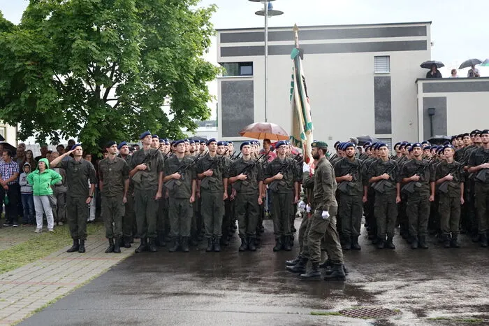 Vom Versorgungsregiment 1 aus Gratkorn, wo österreichische Leistungssportler beim Heeressport ihre militärische Ausbildung absolvieren.