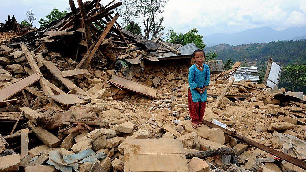 Die Bewohner in Nepal haben durch das Erdbeben alles verloren