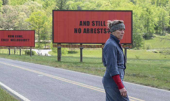 Frances McDormand in "Three Billboards"