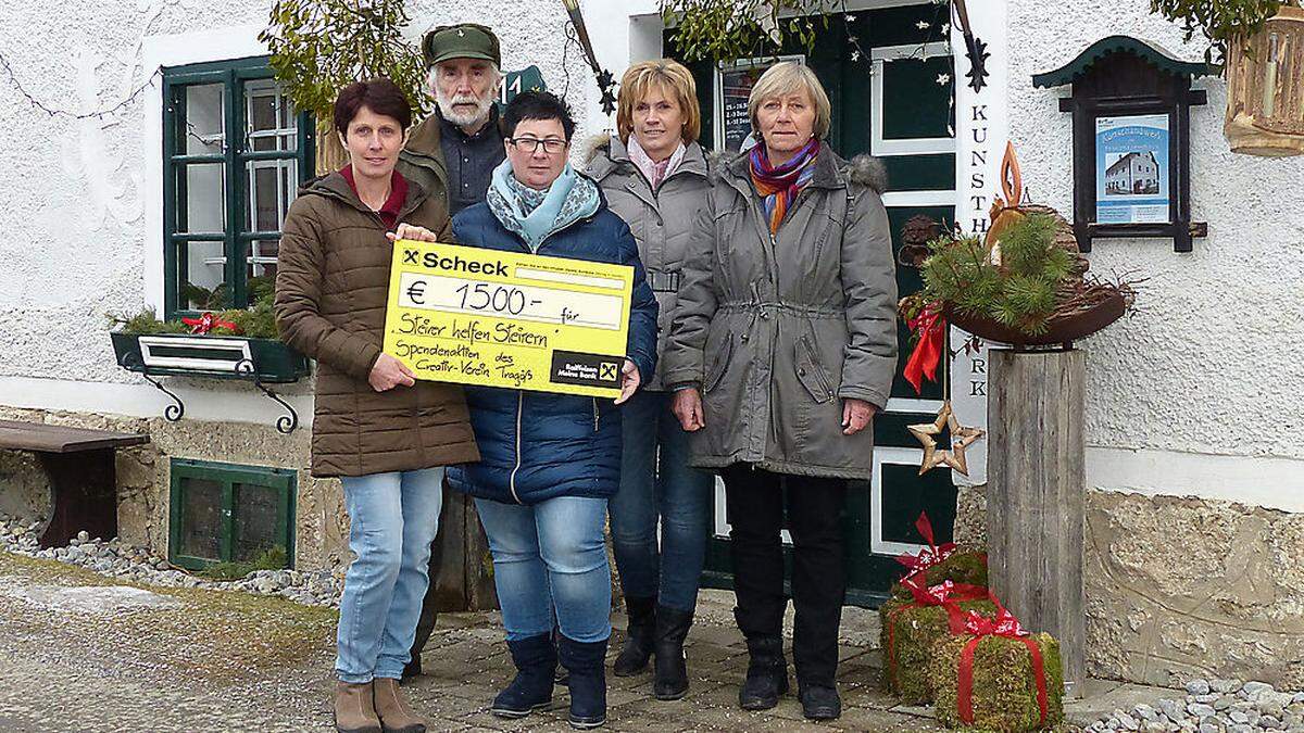 Elke Hauser, Gerhard Pischinger, Dagmar Mayerhofer, Gerlinde Wengg und Helga Pischinger (v. l.)