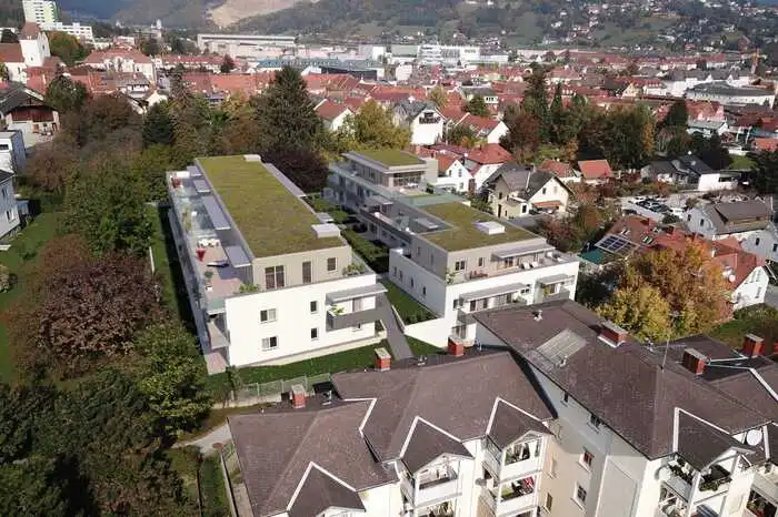 Die Wohnanlage befindet sich mitten in Weiz.