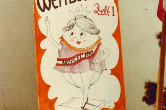 Marktwettbewerb: „Miss Ei“, März 1982