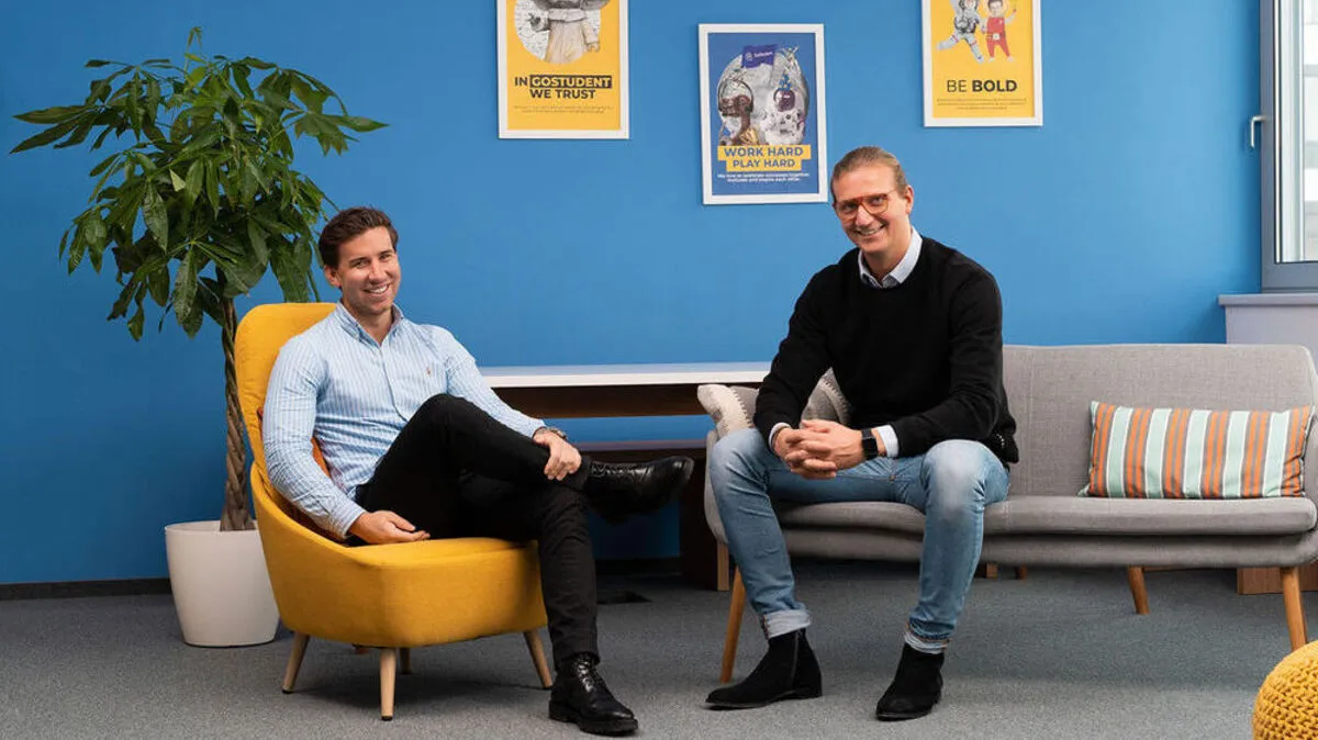 GoStudent-Gründer Gregor Müller und Felix Ohswald