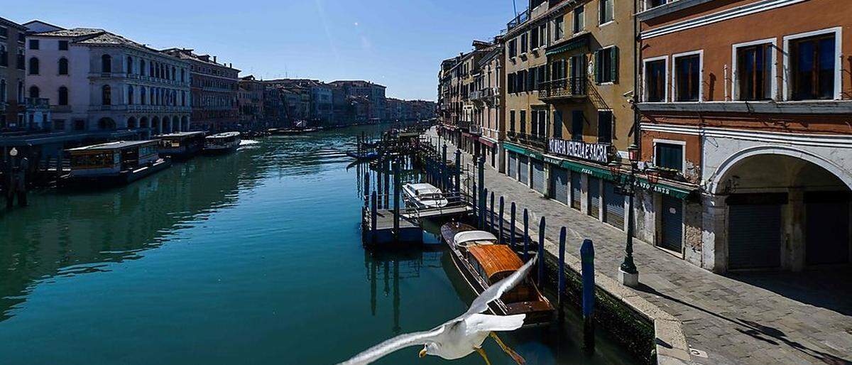 Die Lagune von Venedig in Zeiten von Corona