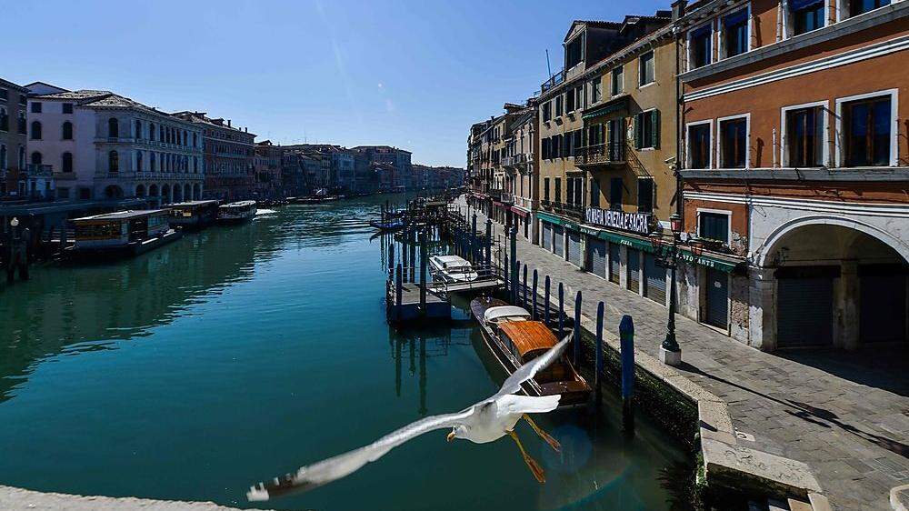 Die Lagune von Venedig in Zeiten von Corona