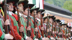 „Schützen Heil“ ist auch bei den Osttiroler Schützen eine gängige Form der Begrüßung