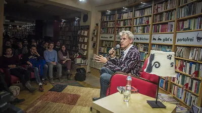 Thomas Brezina war am Mittwochabend in Klagenfurt in seinem Element