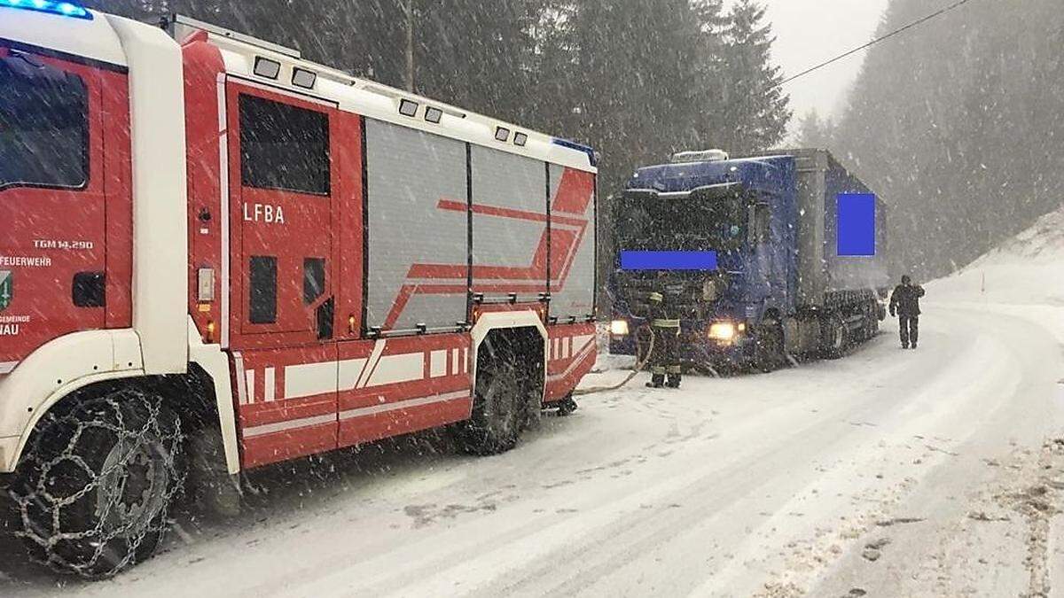 Die Freiwillige Feuerwehr Turnau rückte mehrfach aus