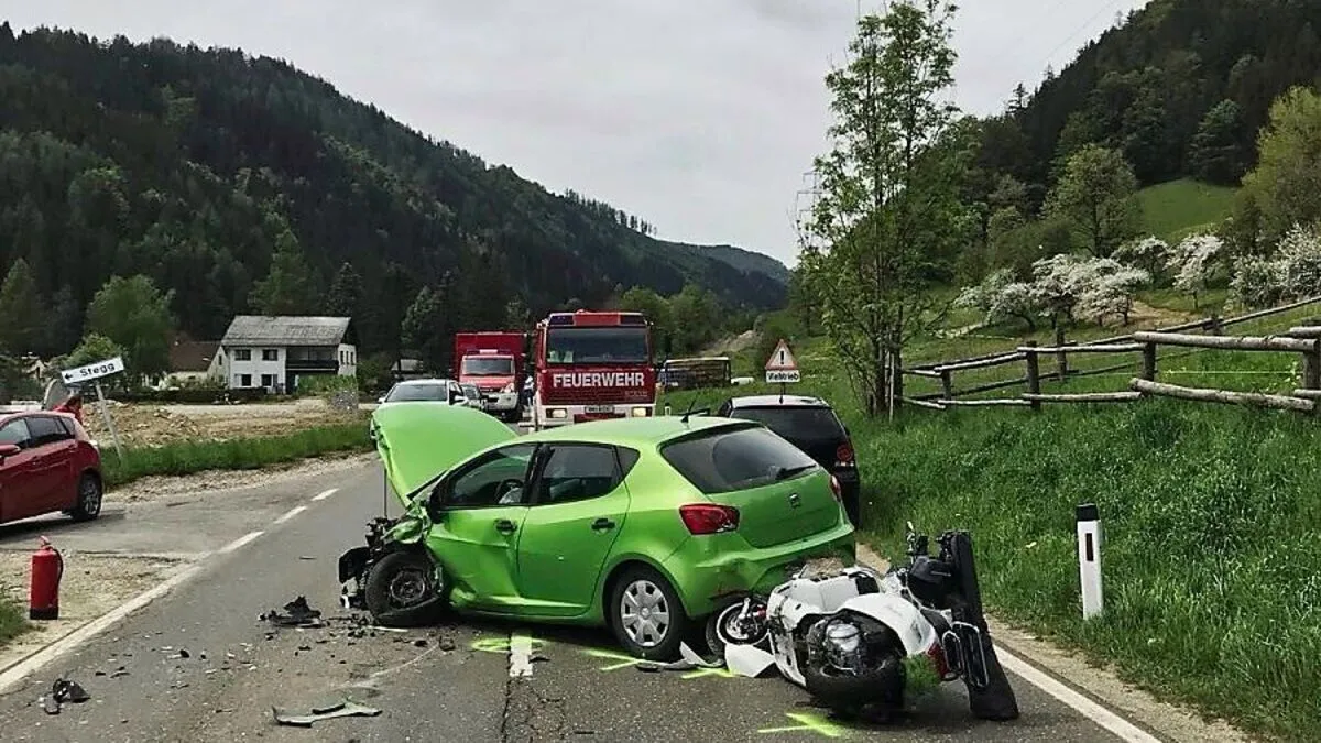 Schwerer Unfall auf der Tragösserstraße