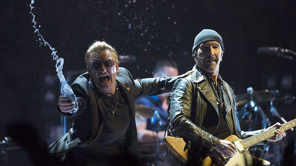 Haben gut verdient: Bono (l.) und Bandkollege The Edge 