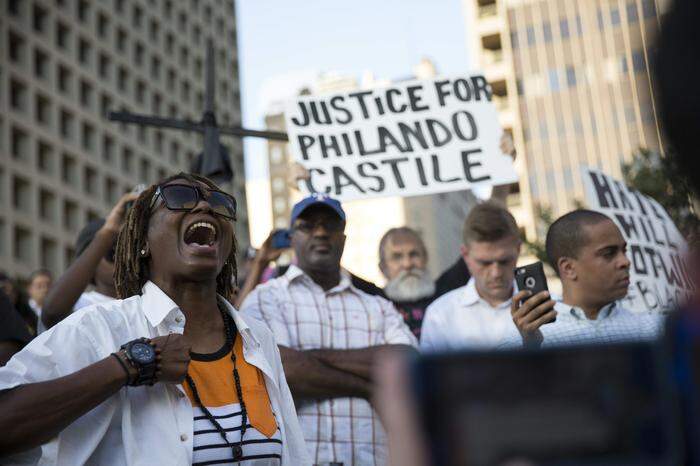 Der Protest gegen Polizeigewalt in Dallas verlief bis zu den tödlichen Schüssen friedlich