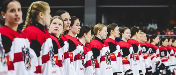 Viele fehlen diesmal, die Spielerinnen von Team Austria halten zusammen