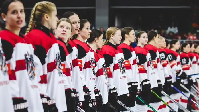 Viele fehlen diesmal, die Spielerinnen von Team Austria halten zusammen
