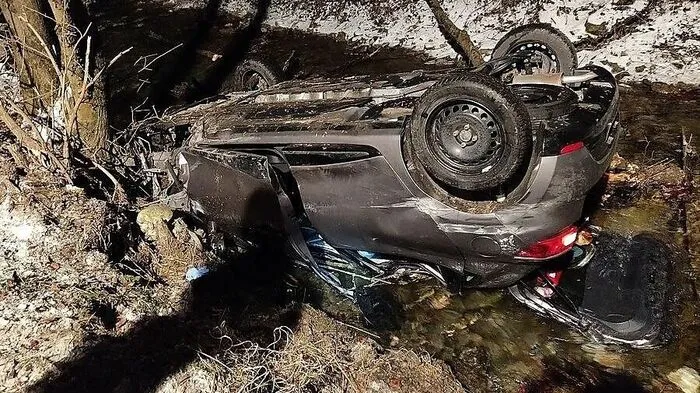 Dieses Bild bot sich den Feuerwehrleuten an der Unfallstelle