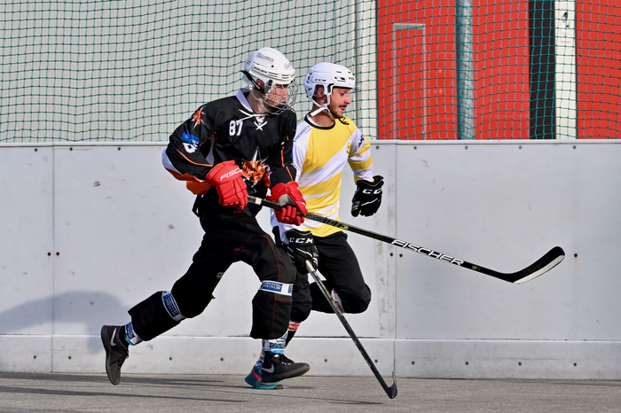 #87 GietlerLeon, Team Zehenthof vs. Spittal Ultras, Team Zehenthof vs. Spittal Ultras am 28.04.2024 in Villach (Alpenarena ), Austria, (Photo by Bernd Stefan)