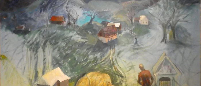 „Pastorale V“, 2025, Öl auf Leinwand