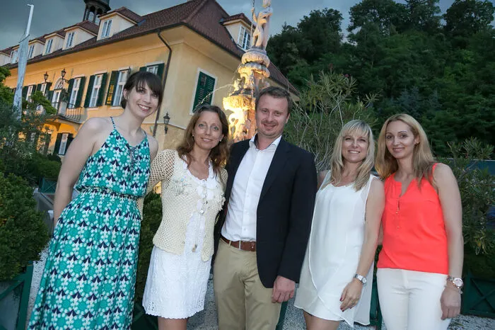DI Katharina Wallner (die bauwerkwohnen Wohnbaugesellschaft m.b.H.), Natascha Strohmeier (S.U.J. Immobilientreuhand GmbH), Mag. Christian Leger (nhd immobilien gmbh), Mag. Elisabeth Sekyra (Immobilientreuhand G. Knoll GmbH)