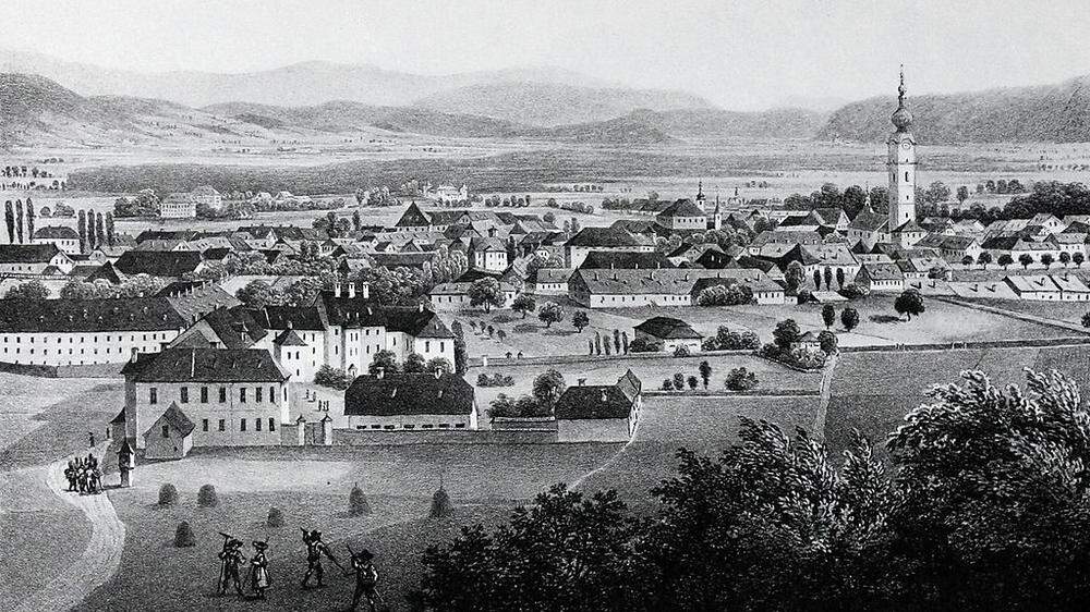 Mitte des 19. Jahrhunderts galt in Klagenfurt noch das Kurien- und Zensuswahlrecht.