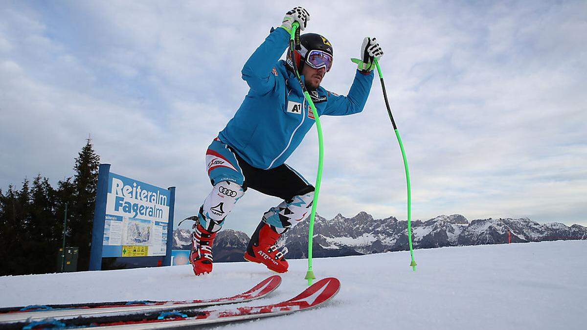 Marcel Hirscher greift in den Super-G-Weltcup ein