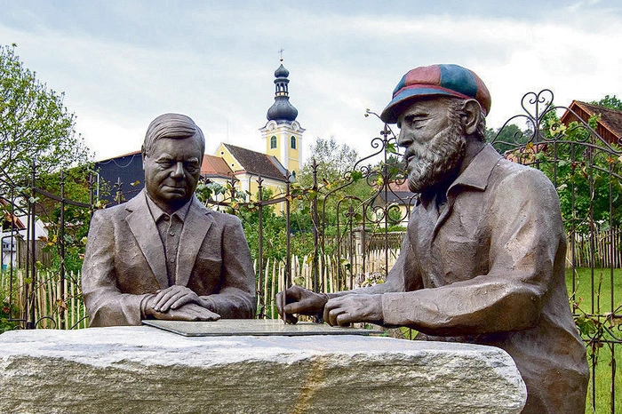 und der Ausnahmekünstler Friedensreich Hundertwasser...