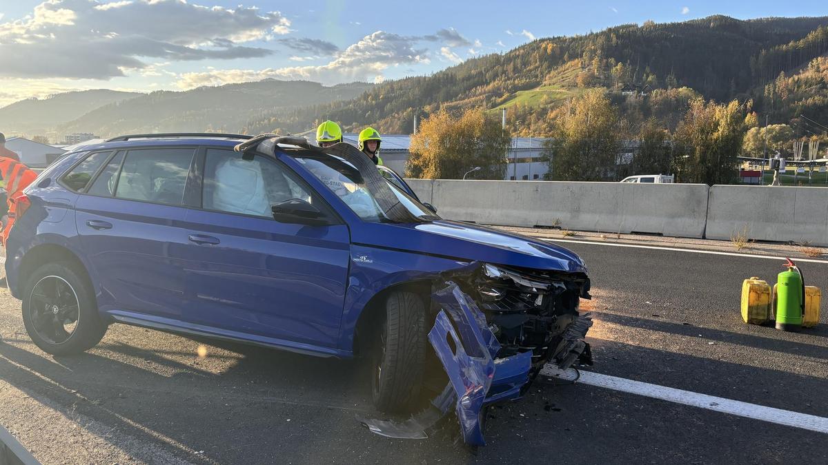 Die Feuerwehren im Mürztal mussten in zwei Tagen zu drei Einsätzen auf der S6 ausrücken