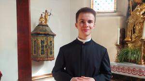 Paul Neumann, 21, möchte Priester werden