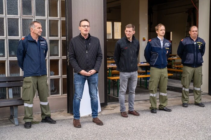 Beim Tag der offenen Tür konnten auch Bürgermeister Michael Maier und Vizebürgermeister Armin Egger begrüßt werden
