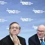 Die Flughafen-Wien-Vorstände Günther Ofner und Julian Jäger (von links) 