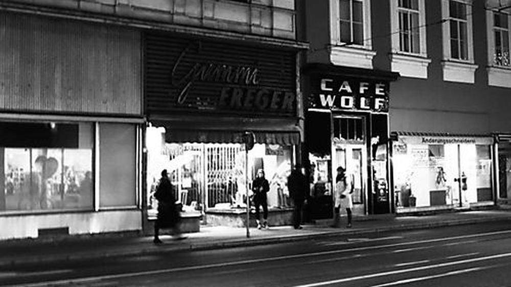 Die Espressobar Café Wolf in der Annenstraße ist seit wenigen Jahren wiederbelebt und ein Treffpunkt der Grazer Kreativszene