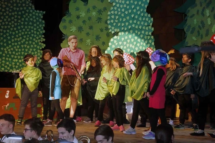 ...und der Aufführung des Kindermusicals „Die Birkennase“