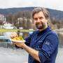 Thomas Gruber bringt im Restaurant Seespitz des Schlosshotels Velden auch tolle Linsen-Tacos auf die Teller.