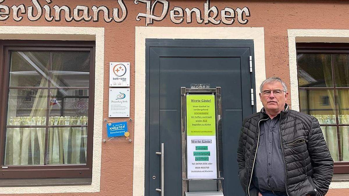 Ferdinand Penker, Gastwirt in Sachsenburg, schloss das &quot;Goldene Rössl&quot;